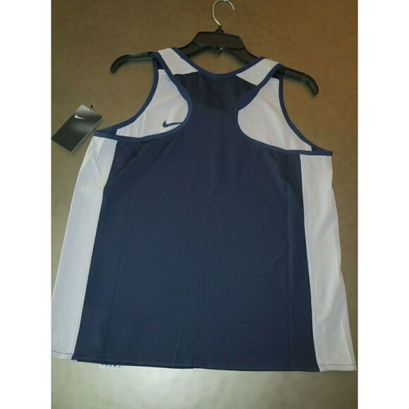 Nike 846362-420 Size Medium Women's Elite Reversible Lacrosse Tank Jersey Blue - Picture 2 of 2
